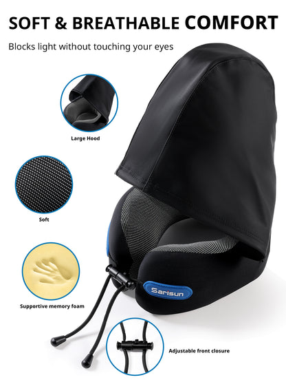 sarisun travel neck pillow well made with quality texture materials